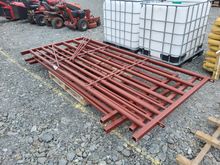 Image of 4x 10ft Red Cattle Hurdles