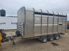 Image of Ifor Williams DP120 Tri Axle Livestock Trailer