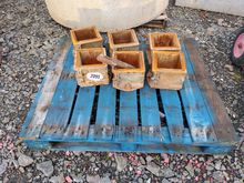Image of Cast Iron Concrete Test Cubes 150mm x 150mm With 2 No Tamping  Bars