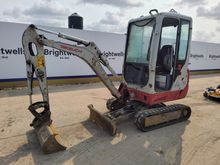 Image of Takeuchi TB216 Cabbed Mini Excavator