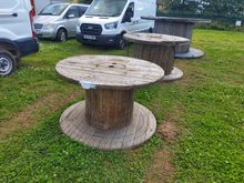 Image of 3x Wooden Bobbins