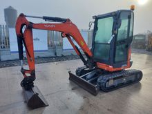 Image of Kubota U27-4 Cabbed Mini Excavator