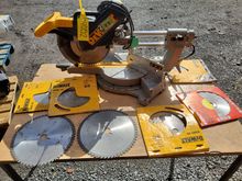 Image of DeWalt DW708-LX Circular Saw c/w Spare Blades