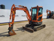 Image of Doosan DX27Z Cabbed Mini Excavator