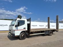 Image of MITSUBISHI Canter 4x2 Flat Bed Transport Lorry