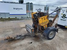 Image of Mecalac MBR71 Pedestrian Roller & Single Axle Trailer