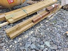 Image of 3x 3.0M 100x100 Rails/Posts, 4 100x100 Birdmouth Posts