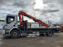 Image of DAF LF 55.220 4x2 Flatbed Crane Lorry