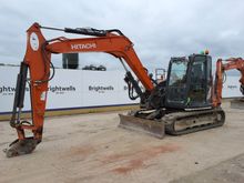 Image of Hitachi ZX85USBR-6 Midi Excavator