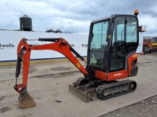 Image of Kubota KX016-4 Cabbed Mini Excavator