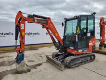 Image of Kubota KX027-4 Cabbed Mini Excavator