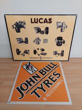 Image of 2x metal signs