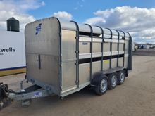 Image of Ifor Williams 3Db TA510G3 14'x6' Tri Axle Livestock Trailer