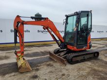 Image of Kubota U27-4 Cabbed Mini Excavator