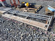 Image of 2 x Sheep Feed Barrier With Gates Approx. 356cm L