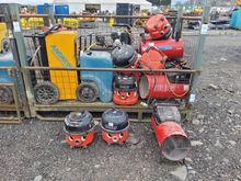 Image of Qty of Dehumidifiers, Gas Heaters, Electric Hoovers and Pressure Washer Spares - Stillage Not Included
