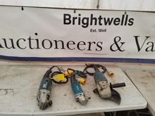 Image of 3x Makita Angle Grinders