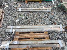 Image of 2x 125mm Dia x 2000mm Galvanised Gates Posts
