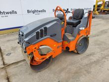 Image of Hamm HD 8 W Twin Drum Vibrating Roller