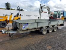 Image of Ifor Williams LM166G3 Tri Axle Dropside Trailer