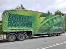 Image of Cartwright Tri Axle Curtainsided Artic Trailer