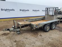 Image of Ifor Williams GX84 Twin Axle Beavertail Plant Trailer