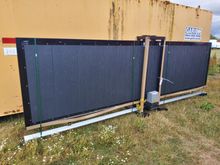 Image of Black 16' Composite Panels Electric Sliding Panel