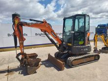 Image of Doosan DX27Z Cabbed Mini Excavator