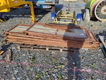 Image of 8x Approx 9' &  3x 6" Sheeted Hurdles