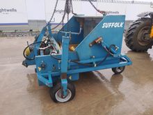 Image of Tomlin Suffolk 3pt Linkage Mounted PTO Powered Sweeper Collector