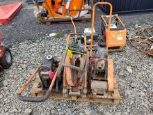 Image of Pallet Of Spares Or Repairs Compaction Plates With Honda Engines
