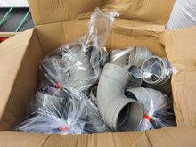 Image of Pallet Of 3" Grey Sweep Bends 92 Degrees