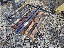 Image of Steel Personnel Gate With Hanging Post & Latching Post