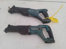 Image of 2x Makita Battery Reciprocating Saws