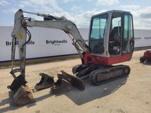 Image of Takeuchi TB228 Cabbed Mini Excavator