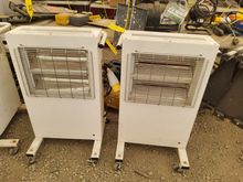Image of 2x Ningbo Vertak JD02001 Red Rad Heaters
