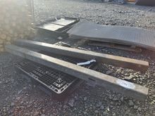 Image of 2x 8ft Galvanised Gate Posts