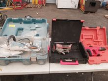 Image of Makita Disc Cutter 110v + Milwaukee Angle Grinder parts + Cartridge Tool Kit