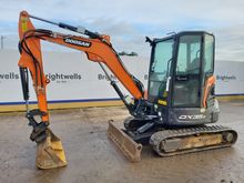 Image of Doosan DX35Z Cabbed Mini Excavator