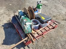 Image of Pallet of Hand Tools to including Electric Hedge Cutter & Gardening Tools