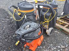 Image of 2x V-Tuf 110V Dust Vacuum, 1x Karcher Dust Vacuum