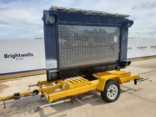 Image of American Signal Trailed Single Axle Variable Message Sign