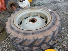 Image of 2x Massey Ferguson Rear Wheels and Tyres