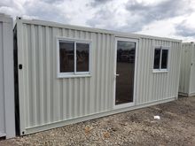 Image of 6m x 2.3m x 2.5m Office Container Comprising Kitchen, Wooden Floor and Panelled Walls