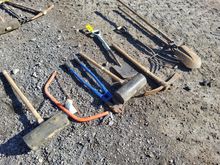 Image of 1x Shovel Holer,2x Pavers Mallets, x Pickaxe/Mattock,