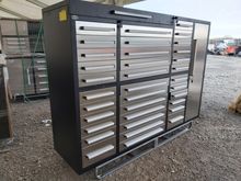 Image of 7ft 35 Drawer 1 Cabinet Stainless Steel Workbench