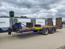 Image of Herron Tandem Axle Beavertail Drag Trailer