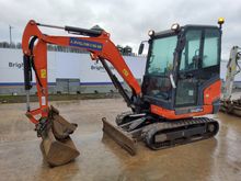 Image of Kubota KX027-4 Cabbed Mini Excavator