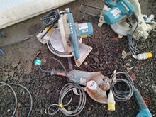 Image of Makita LS1040 Compound Mitre Saw & Makita 9069 110v Angle Grinder