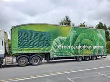Image of Cartwright Tri Axle Curtainsided Artic Trailer